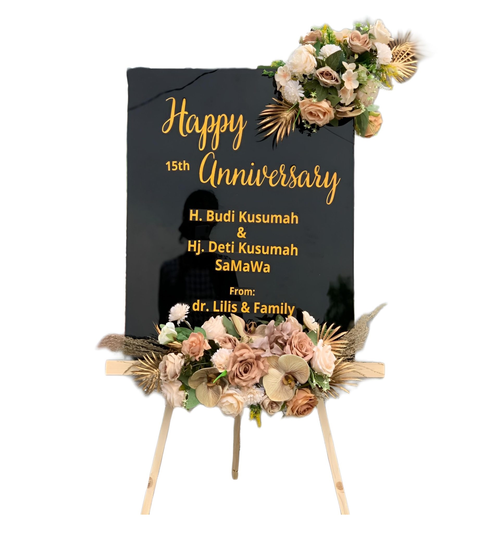 Papan Bunga Akrilik Margoyoso