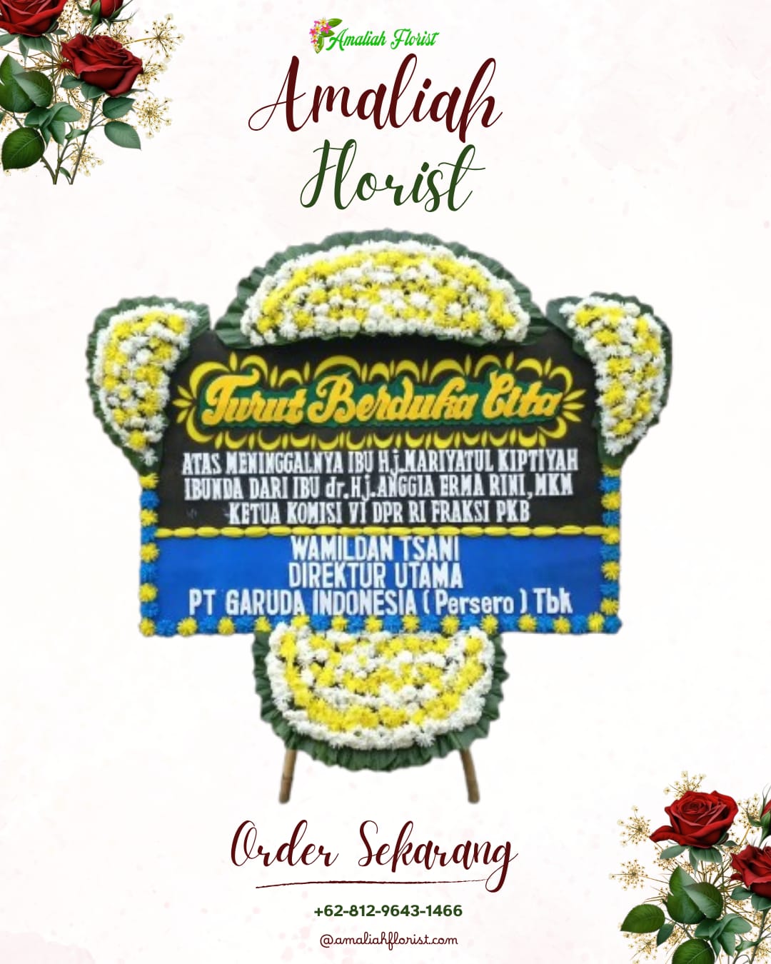 Papan Bunga Duka Margoyoso